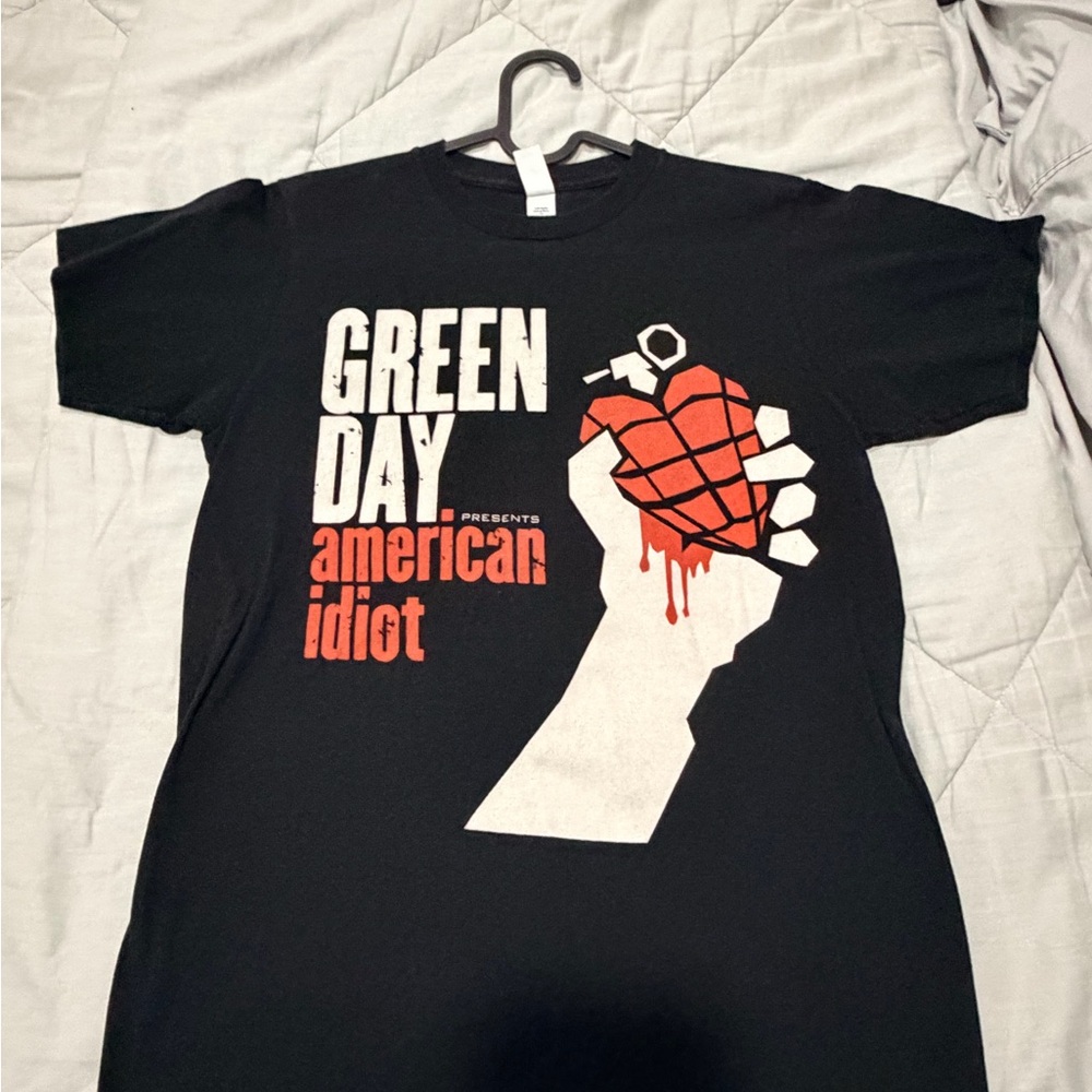 Spencer's Black Green Day Graphic Tee